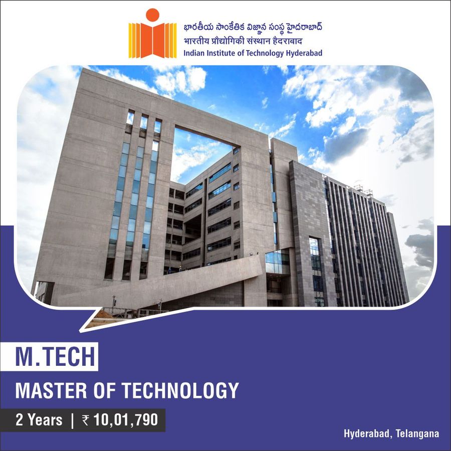 M.E./M.Tech at Indian Institute of Technology, Hyderabad, Hyderabad